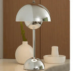 Silver Brulee Lamp