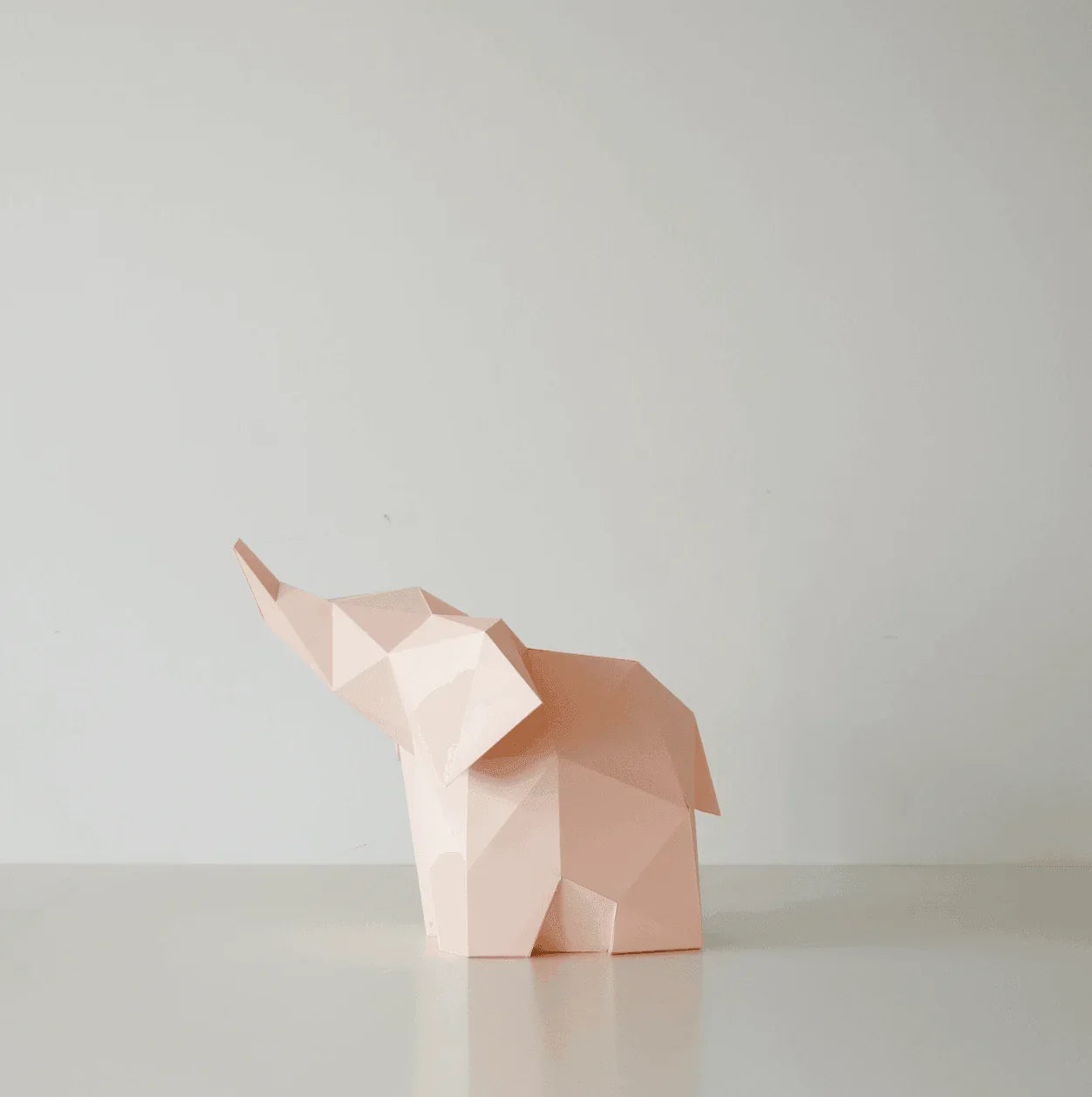 DIY Elephant Paper Craft Lamp