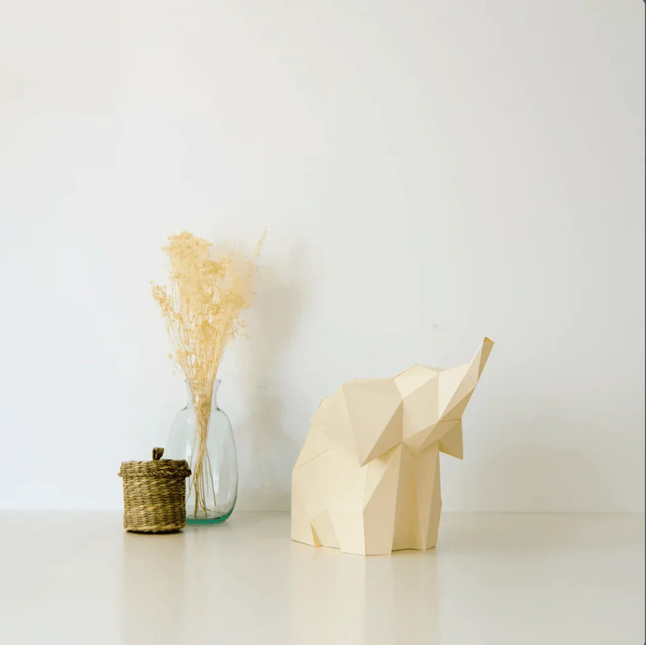 DIY Elephant Paper Craft Lamp