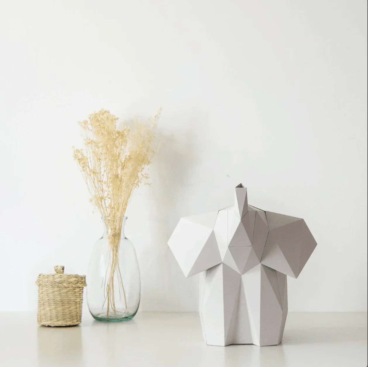 DIY Elephant Paper Craft Lamp