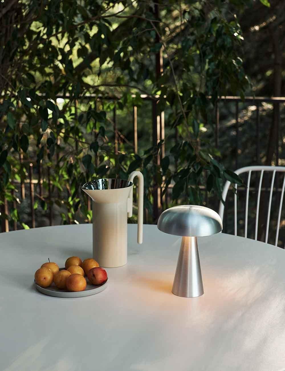 Modern Silver Design Lamp