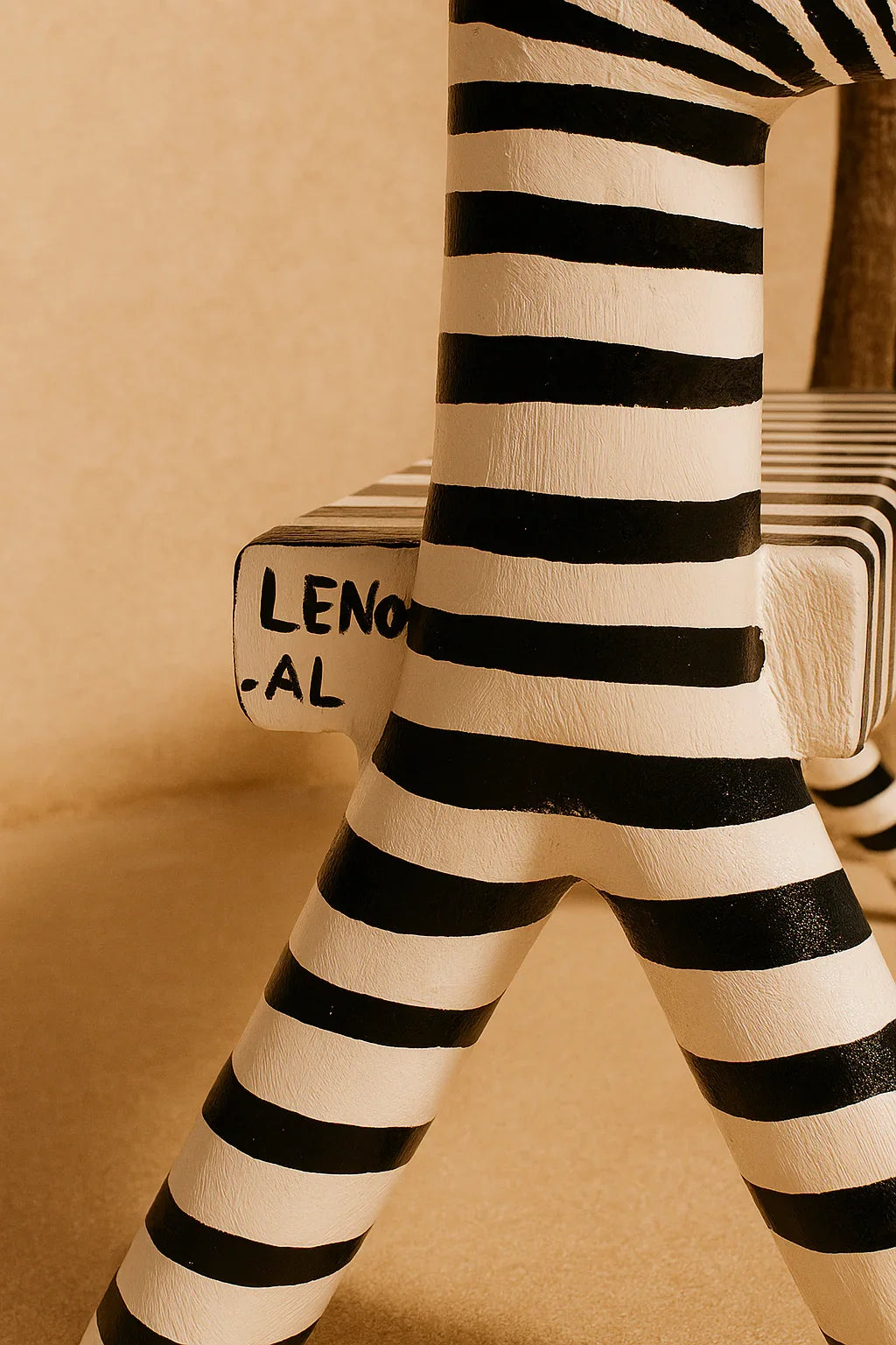 Leno's Zebra Stool