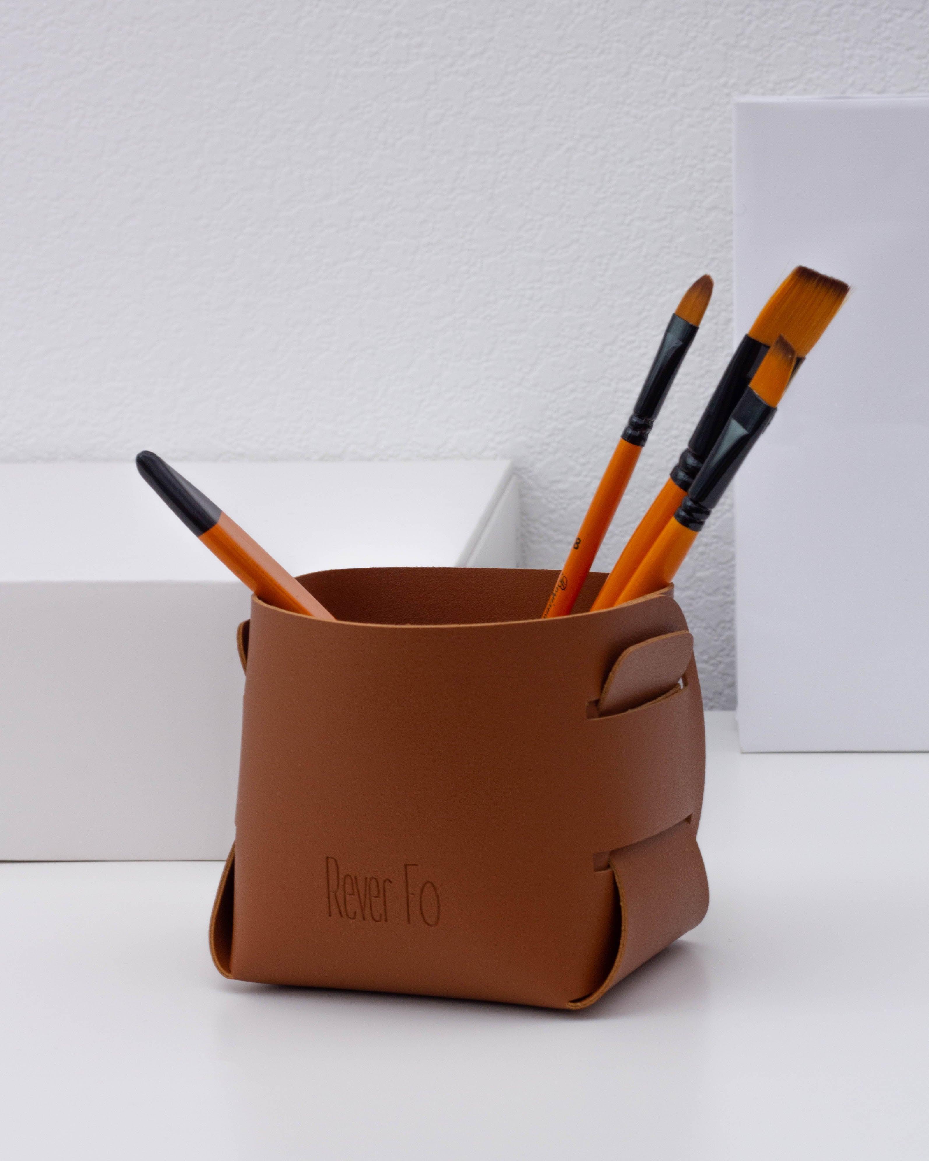 Leather Pencil Holder