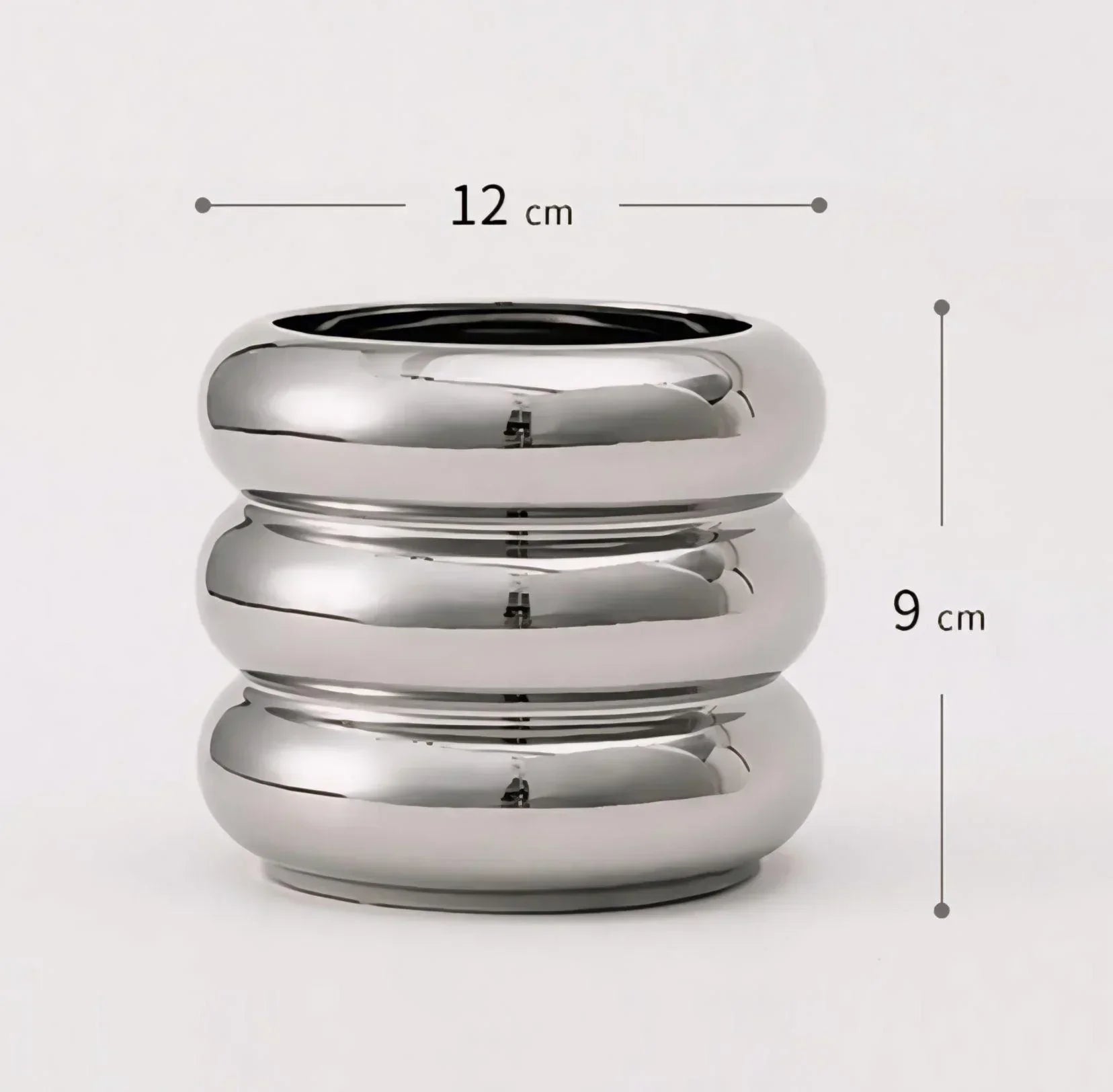 Silver Brush Holder