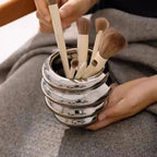 Silver Brush Holder