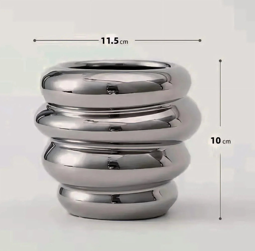 Silver Brush Holder
