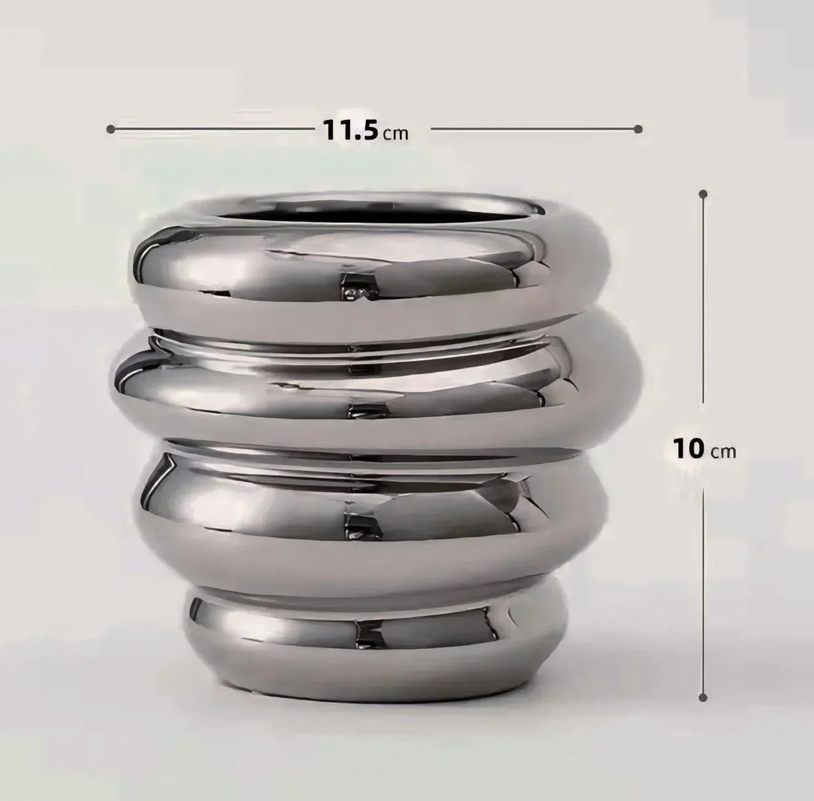 Silver Brush Holder
