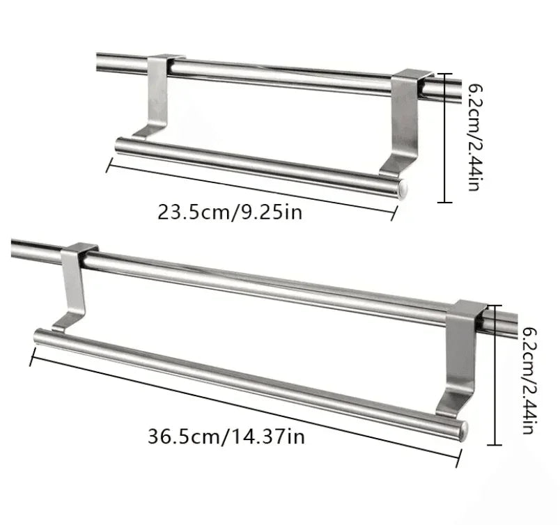 Stainless Steel Towel and Dishcloth Holder