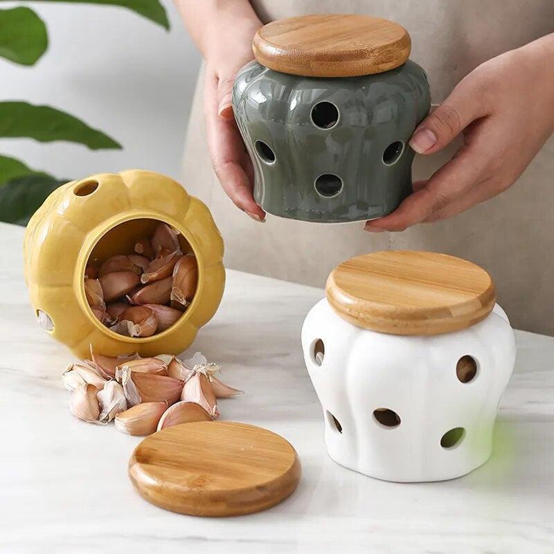 Garlic Storage Jar
