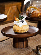 Cake Plate | Wooden Cake Stand