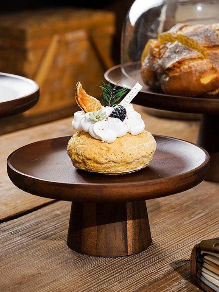 Cake Plate | Wooden Cake Stand