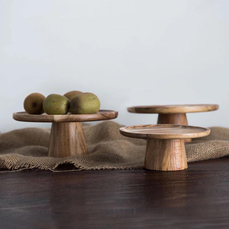 Cake Plate | Wooden Cake Stand