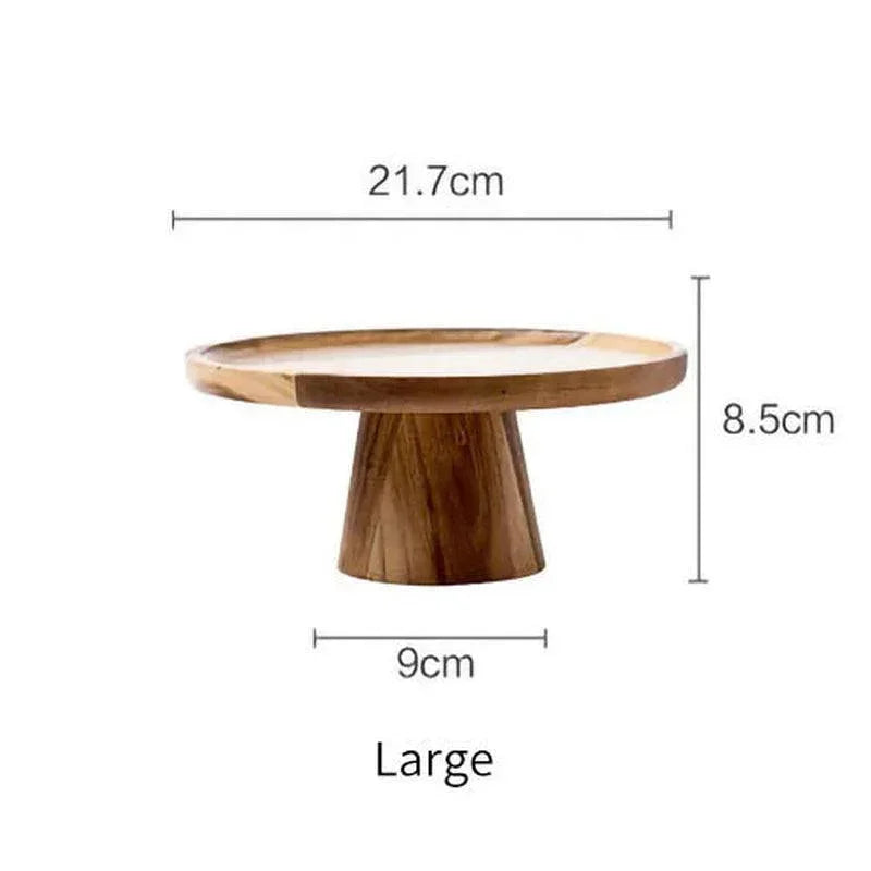 Cake Plate | Wooden Cake Stand