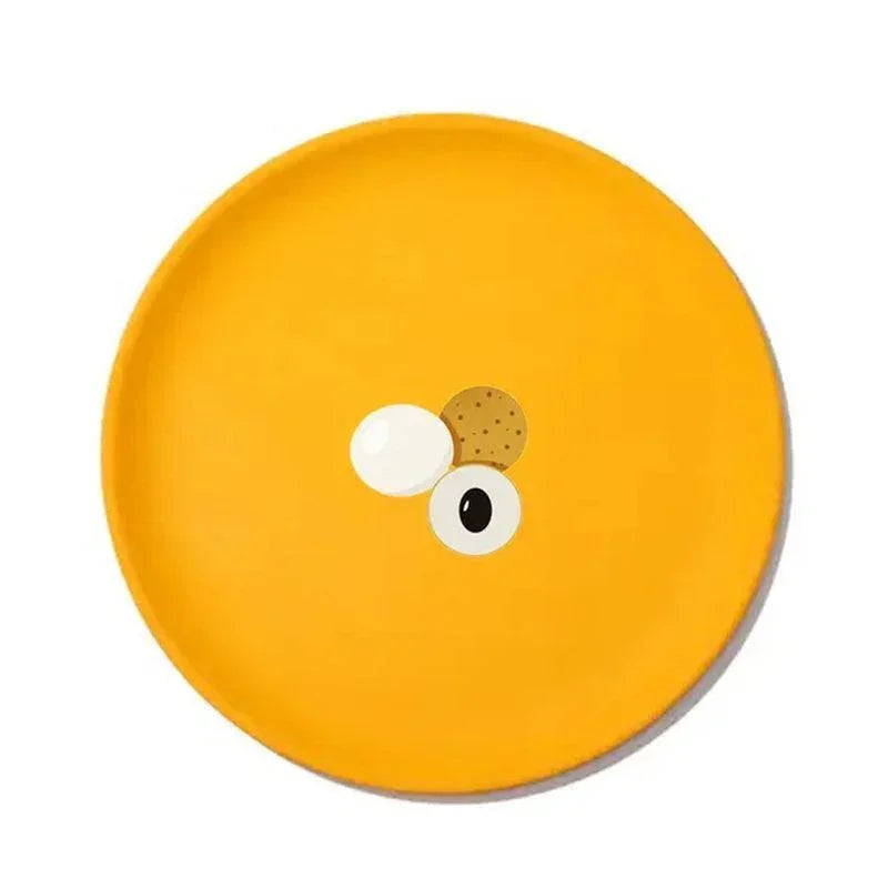 European Round Bamboo Fiber Plate