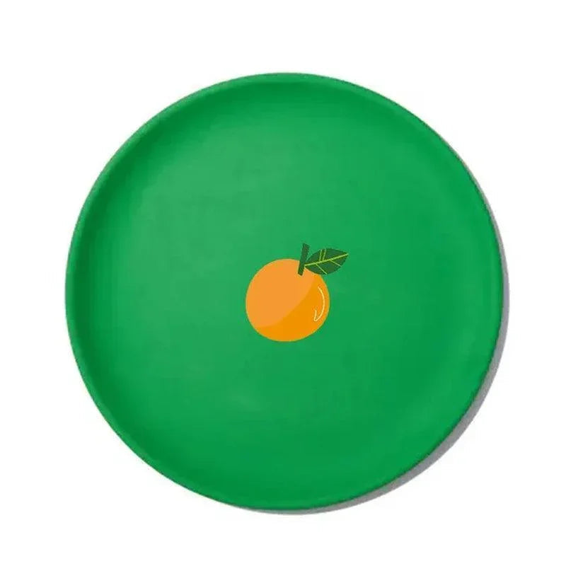 European Round Bamboo Fiber Plate