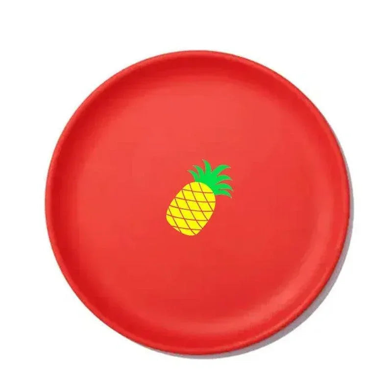 European Round Bamboo Fiber Plate
