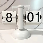 White Flip Page Table Clock
