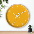 Yellow Wall Clock