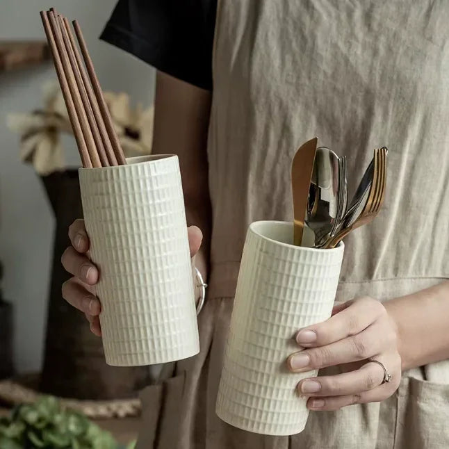Ceramic Kitchen Utensil Holder