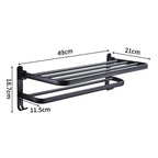 Matte Black Towel Holder